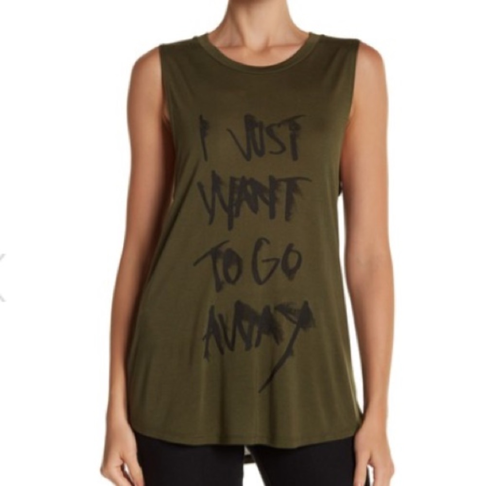 Haute Hippie Olive Tank
